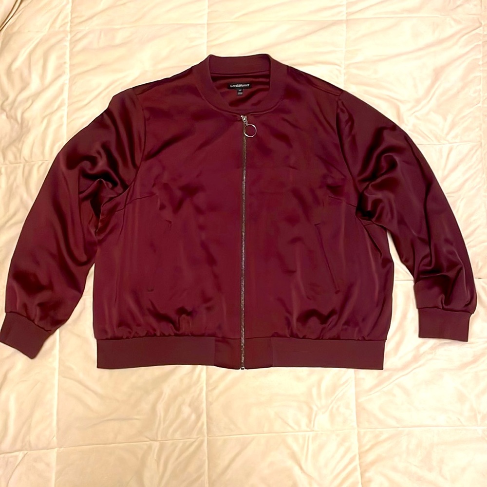 Gorgeous Satin Bomber Jacket!!